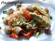 Maultaschen-Würstchen-Pfanne - Rezept