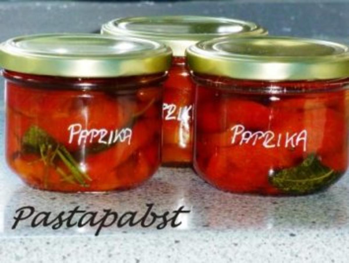 Paprika eingelegt - Rezept