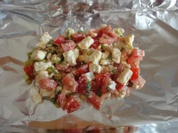 Rezept: Schafskäsesalat vom Grill Bild Nr. 2 Schafskäsesalat vom Grill - Rezept - Bild Nr. 2