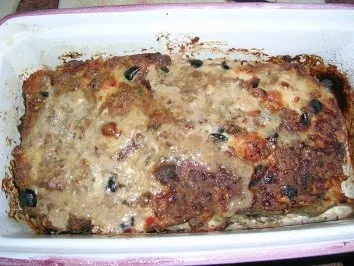 Rezept: Mediterraner Hackbraten mit Sauce Gribiche und nicht ganz stilecht - Bratkartoffeln Bild Nr. 6 Mediterraner Hackbraten mit Sauce Gribiche und nicht ganz stilecht - Bratkartoffeln - Rezept - Bild Nr. 6