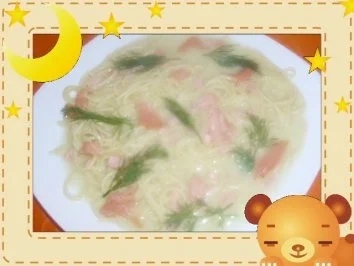 Spaghetti mit Melonen-Lachs-Sauce - Rezept