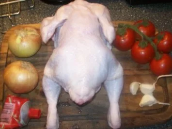 Rezept: Hühnchen - Hähnchen geschmort Bild Nr. 2 Hühnchen - Hähnchen geschmort - Rezept - Bild Nr. 2