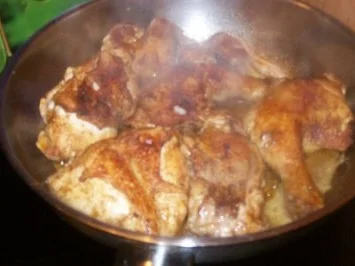 Rezept: Hühnchen - Hähnchen geschmort Bild Nr. 8 Hühnchen - Hähnchen geschmort - Rezept - Bild Nr. 8