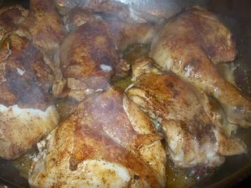 Rezept: Hühnchen - Hähnchen geschmort Bild Nr. 9 Hühnchen - Hähnchen geschmort - Rezept - Bild Nr. 9