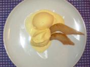 Espresso-Eis an Portweinbirne - Rezept