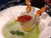 Mojito-Erbsensuppe mit kalt geräucherten Flusskrebsen - Rezept - Bild Nr. 9