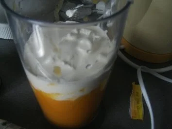 Rezept: Pfirsich-Mousse auf Quarksahne Bild Nr. 3 Pfirsich-Mousse auf Quarksahne - Rezept - Bild Nr. 3