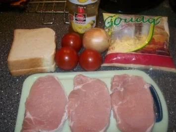 Rezept: kleiner Snack - Minutensteak überbacken Bild Nr. 2 kleiner Snack - Minutensteak überbacken - Rezept - Bild Nr. 2