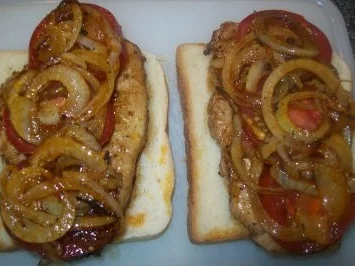 Rezept: kleiner Snack - Minutensteak überbacken Bild Nr. 9 kleiner Snack - Minutensteak überbacken - Rezept - Bild Nr. 9