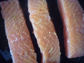 Spaghetti an Erbsen in Orangenrahm mit Lachs - Rezept - Bild Nr. 5