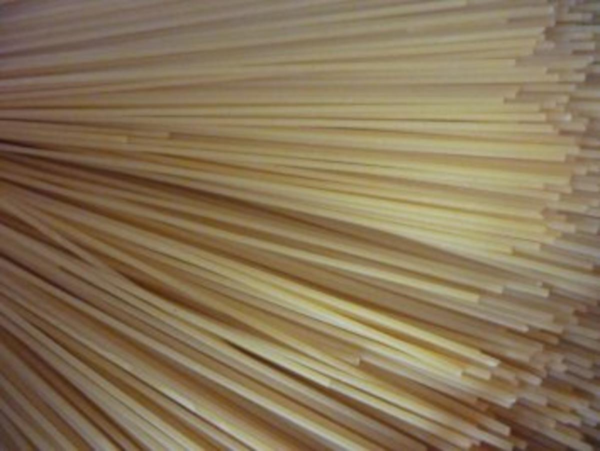 Spaghetti an Erbsen in Orangenrahm mit Lachs - Rezept - Bild Nr. 7