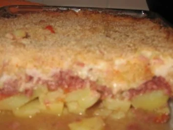 SCHICHTARBEIT- Kartoffel-Tomaten- Auflauf - Rezept - Bild Nr. 7