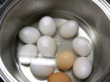 gefüllte Eier aus dem Ofen - Rezept