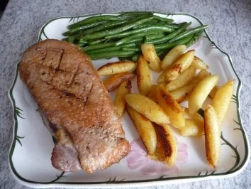 Geflügel - Entenbrust an grünen Bohnen... - Rezept