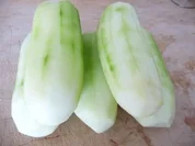 Gemüsebeilage : Schmorgurken in Meerettichsoße... - Rezept