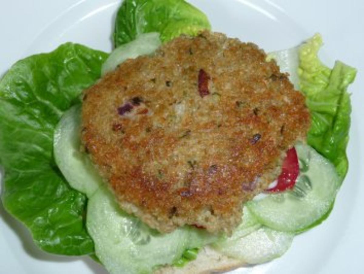 vegetarischer Fladenbrotburger - Rezept - Bild Nr. 3