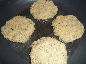 vegetarischer Fladenbrotburger - Rezept - Bild Nr. 6