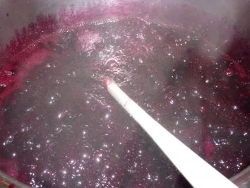 Rezept: Marmelade: Heidelbeermarmelade mit Bratapfellikör Bild Nr. 4 Marmelade: Heidelbeermarmelade mit Bratapfellikör - Rezept - Bild Nr. 4