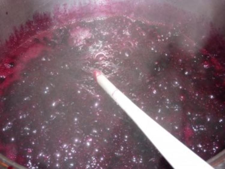 Marmelade: Heidelbeermarmelade mit Bratapfellikör - einfach - von BK858