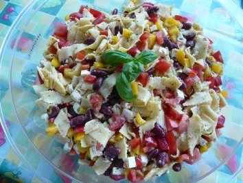 Italienischer Nudelsalat nach Utes Art - Rezept
