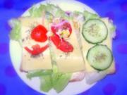 Sandwich Salat Teller - Rezept