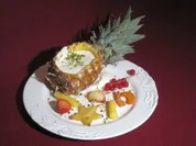 Rezept: Kokos-Pistaziencreme mit frischen Frรผchten Kokos-Pistaziencreme mit frischen Frรผchten - Rezept