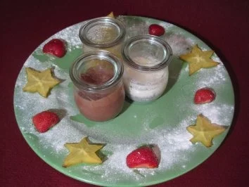 Dessert-Trilogie im Glas - Rezept