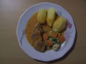 Putenbrust mit karamelisierte Karotten und Oreganopürre - Rezept