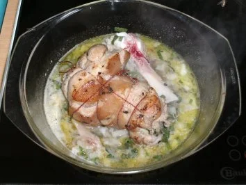 Rezept: Fleisch: Spanferkelhaxe mediterran Bild Nr. 8 Fleisch: Spanferkelhaxe mediterran - Rezept - Bild Nr. 8