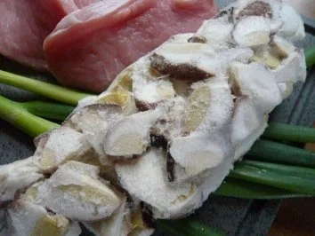 Steinpilze in Ziegenfrischkäse-Sauce mit Minutenschnitzel - Rezept - Bild Nr. 4