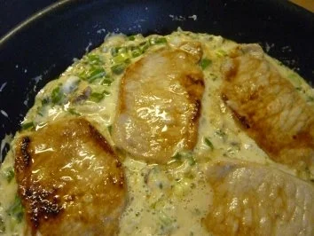 Steinpilze in Ziegenfrischkäse-Sauce mit Minutenschnitzel - Rezept - Bild Nr. 8