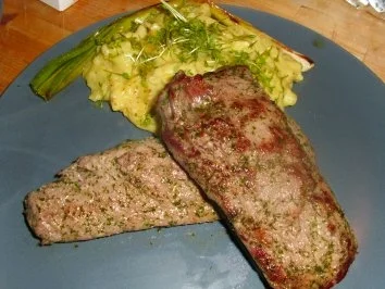 Rezept: Kresse-Kartoffelpü Kresse-Kartoffelpü - Rezept