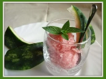 Rezept: Melonensorbet Melonensorbet - Rezept