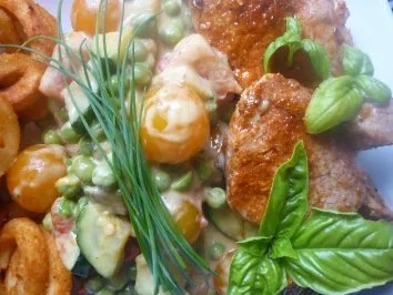 Schweinefilet an Twister-Kartoffeln und Gemüse in Orangenrahm - Rezept - Bild Nr. 2