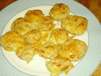 Überbackene Kartoffelscheiben - Rezept