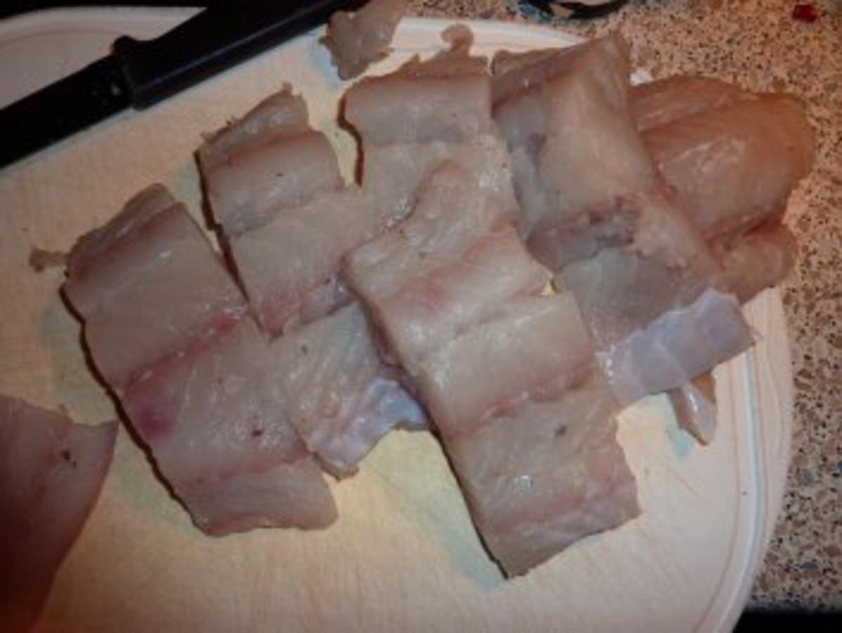 Fisch: Seelachsfilet mit Krabbensoße - Rezept - Bild Nr. 4