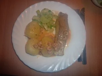 Fisch: Seelachsfilet mit Krabbensoße - Rezept - Bild Nr. 12