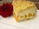KuchenZwerg :  PFIRSICH ~ QUARKTORTE - Rezept