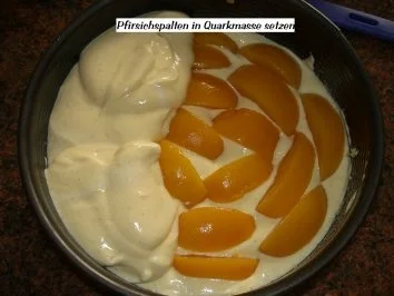 KuchenZwerg :  PFIRSICH ~ QUARKTORTE - Rezept - Bild Nr. 11