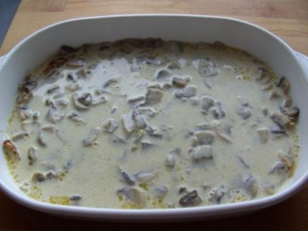 Schweinefilet mit Champignon Käse überbacken - einfach - von KochDaddy