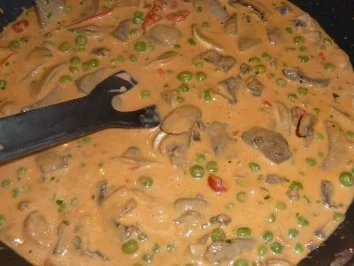 Rezept: Lebergemüsepfanne mit Pasta Bild Nr. 2 Lebergemüsepfanne mit Pasta - Rezept - Bild Nr. 2