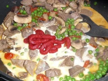 Rezept: Lebergemüsepfanne mit Pasta Bild Nr. 4 Lebergemüsepfanne mit Pasta - Rezept - Bild Nr. 4