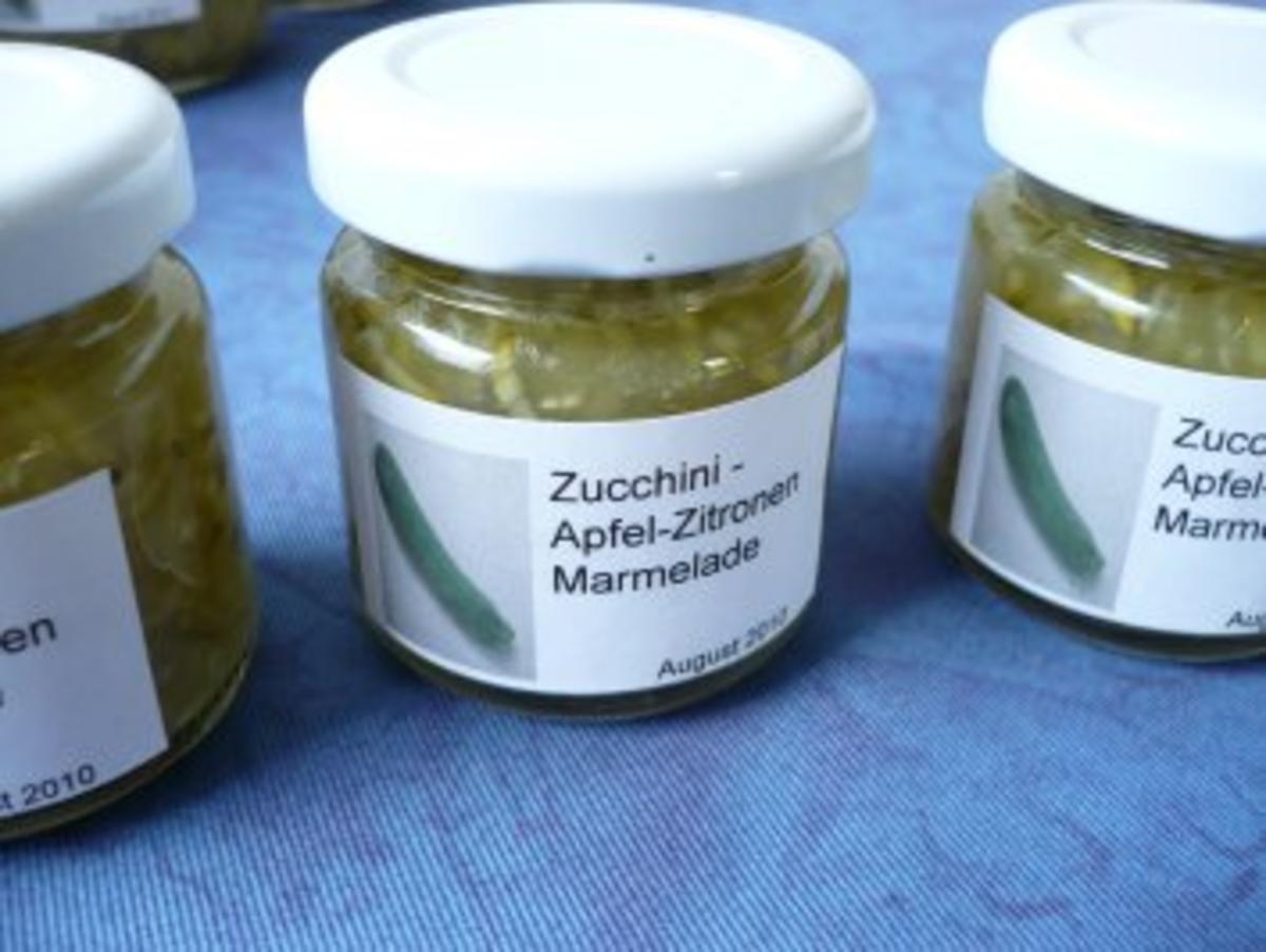 Zucchini - Apfel - Marmelade - Rezept