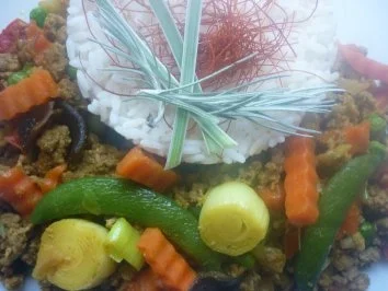 Rezept: Asiatische Curry-Hackpfanne an Duftreis Bild Nr. 2 Asiatische Curry-Hackpfanne an Duftreis - Rezept - Bild Nr. 2