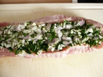 Rezept: Schweinefilet mit Kräuterfüllung Bild Nr. 6 Schweinefilet mit Kräuterfüllung - Rezept - Bild Nr. 6