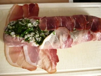 Rezept: Schweinefilet mit Kräuterfüllung Bild Nr. 7 Schweinefilet mit Kräuterfüllung - Rezept - Bild Nr. 7