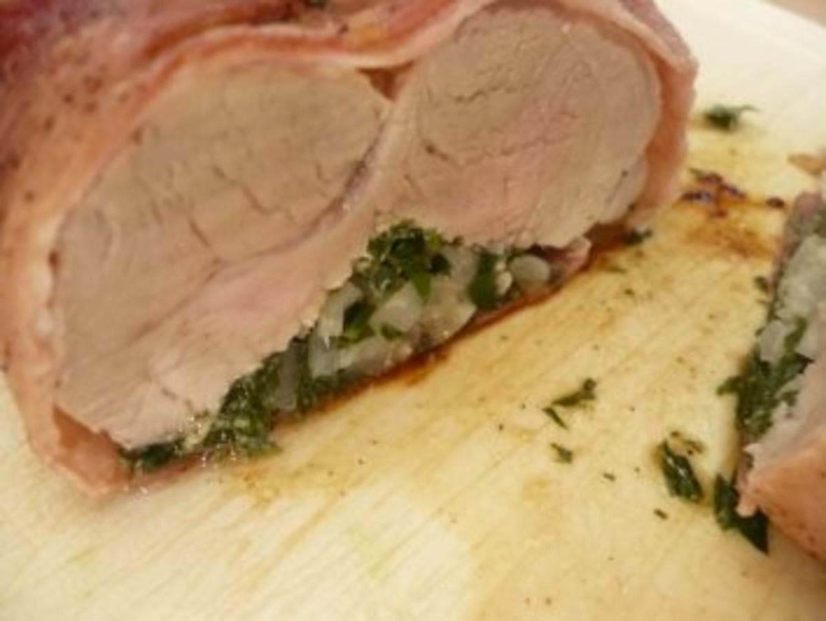 Schweinefilet mit Kräuterfüllung - Rezept - Bild Nr. 10