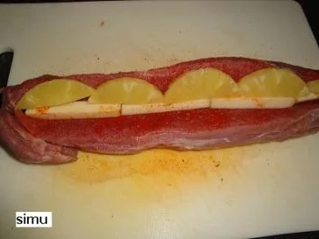 Gefülltes Schweinefilet - Rezept - Bild Nr. 3