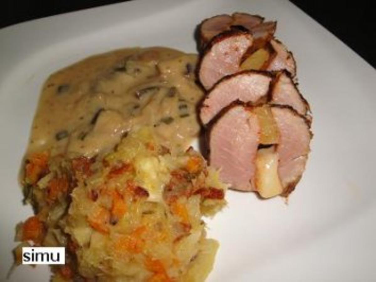 Gefülltes Schweinefilet - Rezept Von Einsendungen simu