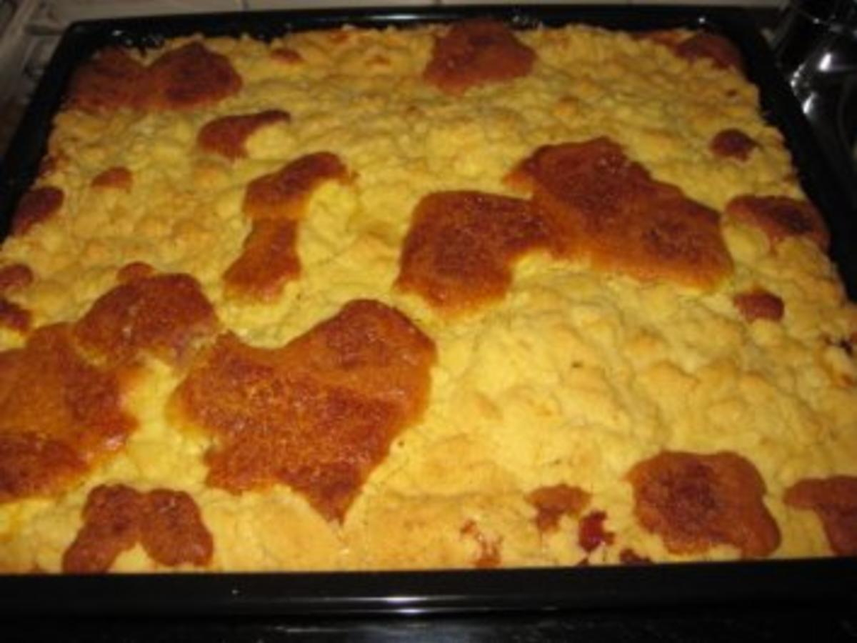 Gabi s Kirsch Pudding Streusel Schnitten - von rosinenschneckele Gabi s Kirsch Pudding Streusel Schnitten - von rosinenschneckele